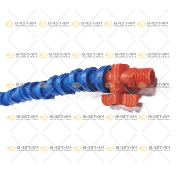 شیلنگ آب صابون 3/8 پلاستیکی ساده (شیردار)