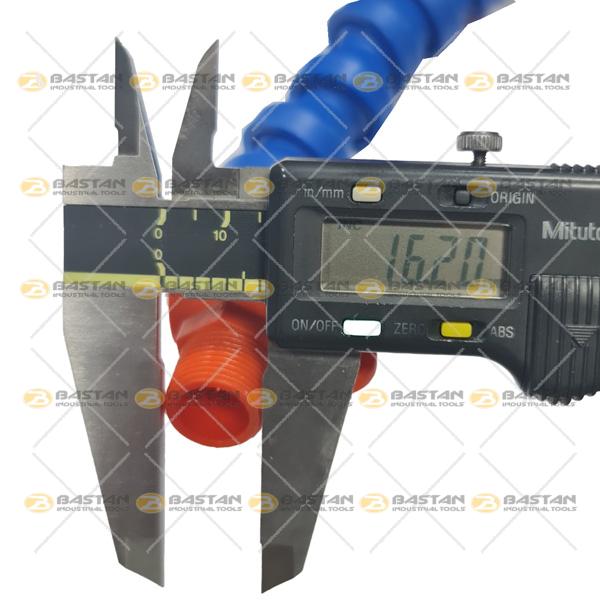 شیلنگ آب صابون 3/8 پلاستیکی ساده (شیردار)