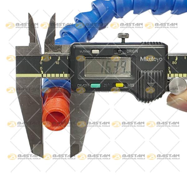 شیلنگ آب و صابون 3/8 پلاستیکی سر اردکی ساده