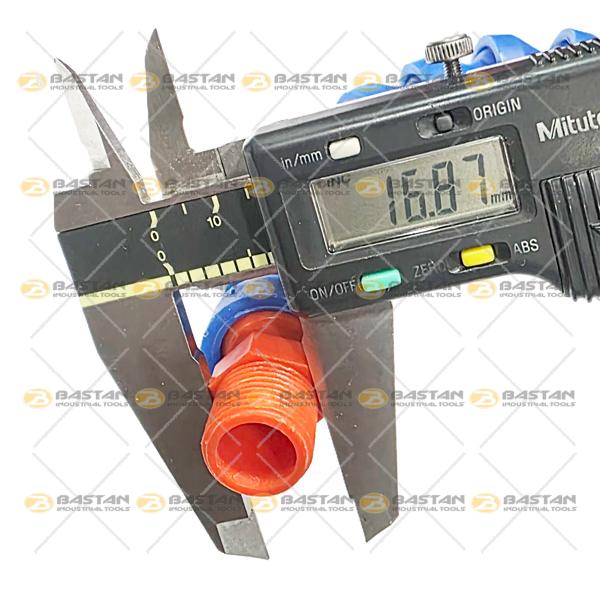 شیلنگ آب صابون 3/8 پلاستیکی سر تخت دو راه