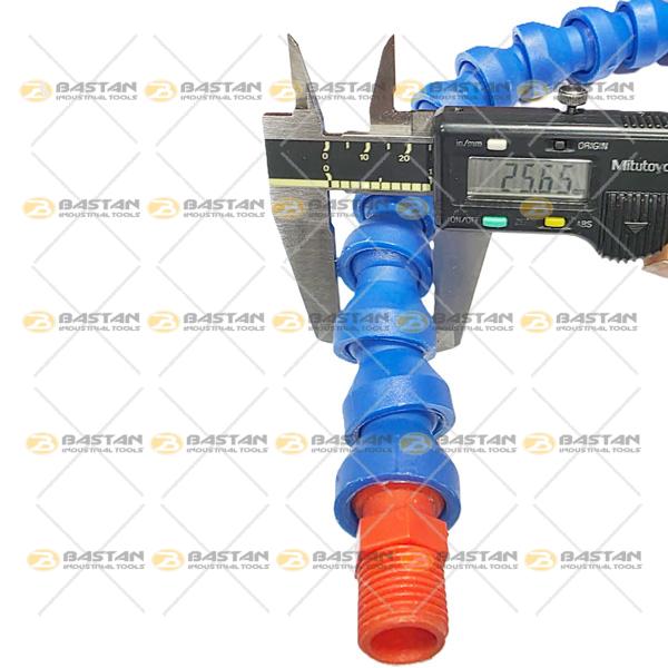 شیلنگ آب و صابون 3/8 پلاستیکی سر اردکی ساده