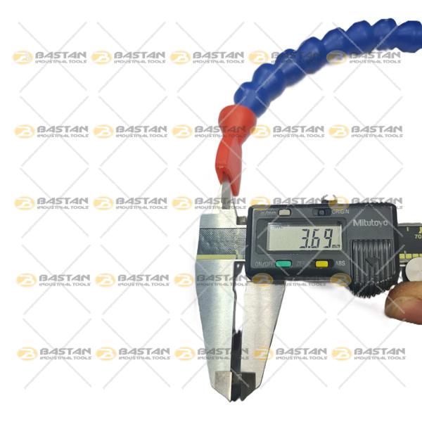 شیلنگ آب صابون 3/8 پلاستیکی سر تخت دو راه