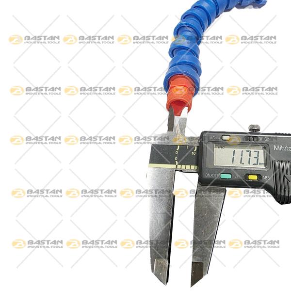 شیلنگ آب صابون 3/8 پلاستیکی سر تخت دو راه