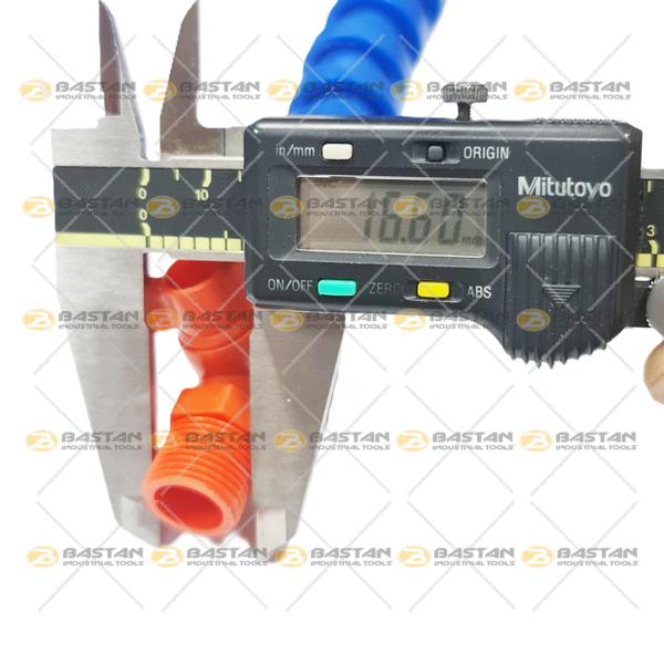 شیلنگ آب صابون 3/8 پلاستیکی سر تخت دو راه (همراه با شیر)