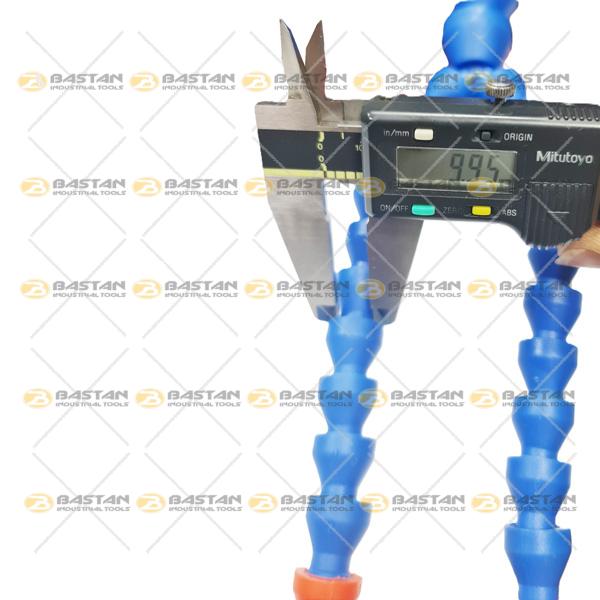 شیلنگ آب صابون 3/8 پلاستیکی سر تخت دو راه (همراه با شیر)