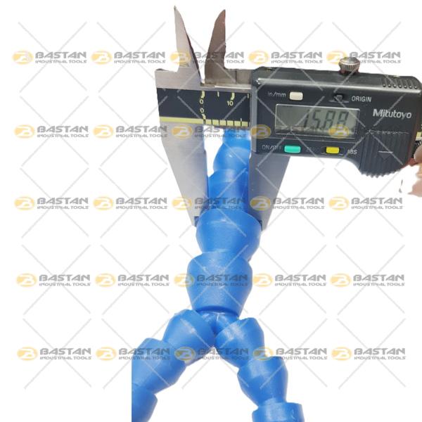 شیلنگ آب صابون 3/8 پلاستیکی سر تخت دو راه (همراه با شیر)