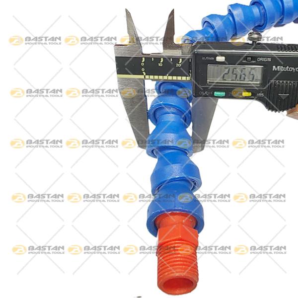 شیلنگ آب صابون 3/8 پلاستیکی سر تخت دو راه