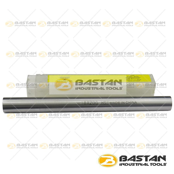 تیغچه گرد آلیاژ HSS طول ۲۰۰ میلیمتر دیاموند DIAMON (۱۹ سایز)