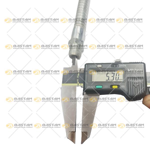 شیلنگ آب و صابون 1/4 فلزی 50 سانت
