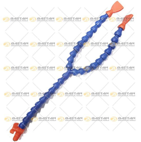 شیلنگ آب و صابون 1/4 پلاستیکی سر اردکی دو راه شیر دار