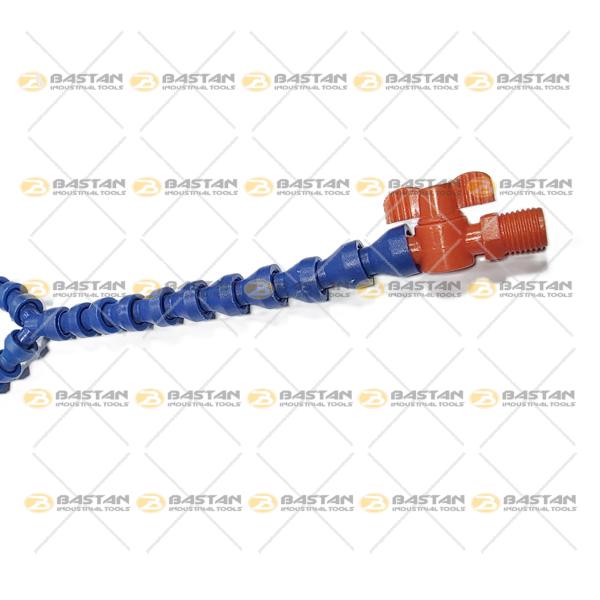 شیلنگ آب صابون 1/4 پلاستیکی دوراه سرتخت (بدون شیر)