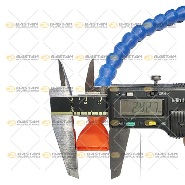 شیلنگ آب صابون 1/4 پلاستیکی دوراه سرتخت (بدون شیر)