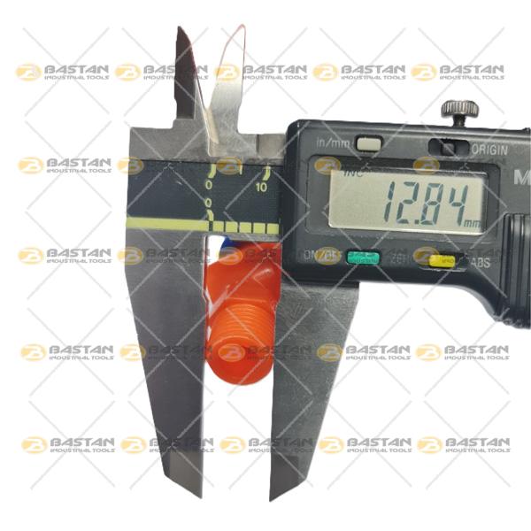 شیلنگ آب و صابون 1/4 پلاستیکی سر اردکی دو راه شیر دار