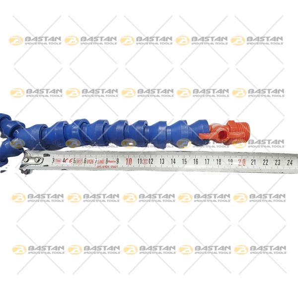 شیلنگ آب و صابون 1/2 پلاستیکی دو راه شیر دار