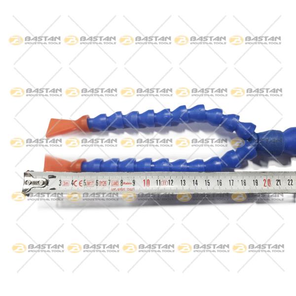 شیلنگ آب و صابون 1/2 پلاستیکی سر اردکی (تخت) دو راه بدون شیر