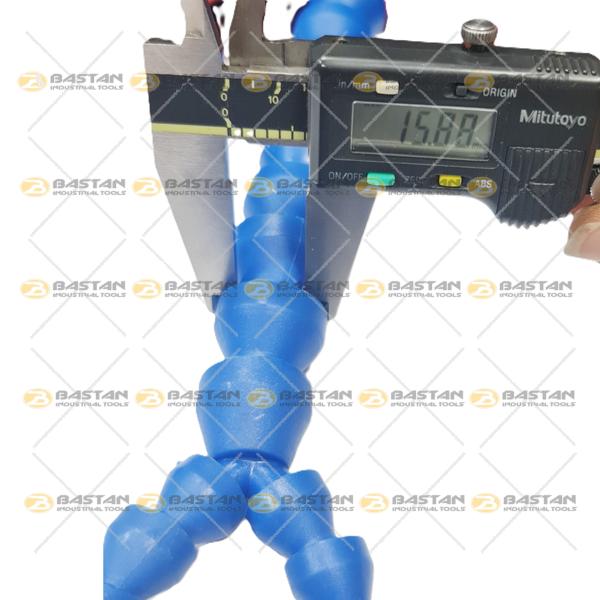 شیلنگ آب و صابون 1/2 پلاستیکی دو راه شیر دار