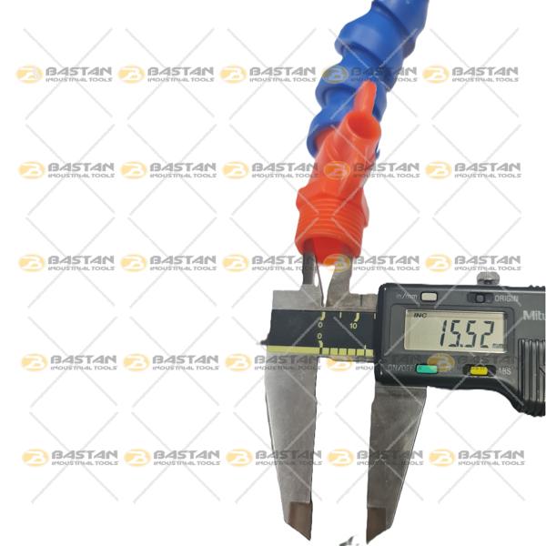 شیلنگ آب و صابون 1/2 پلاستیکی سر اردکی شیر دار